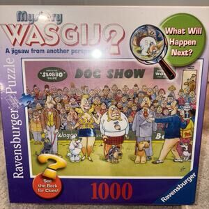 Mystery Wasgij Puzzle Dog Show Ravensburger 1000 Piece Jigsaw RARE SEALED New